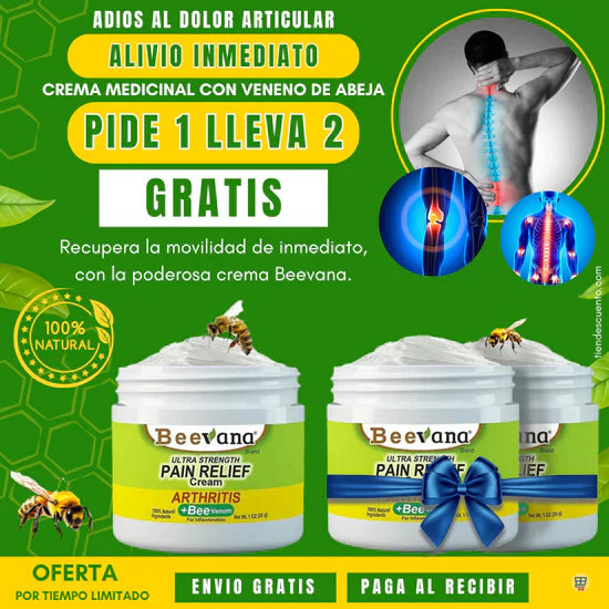 BEE VENOM CREMA PARA EL DOLOR ✅
