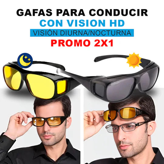 Gafas Full HD Visión Nocturna 2X1