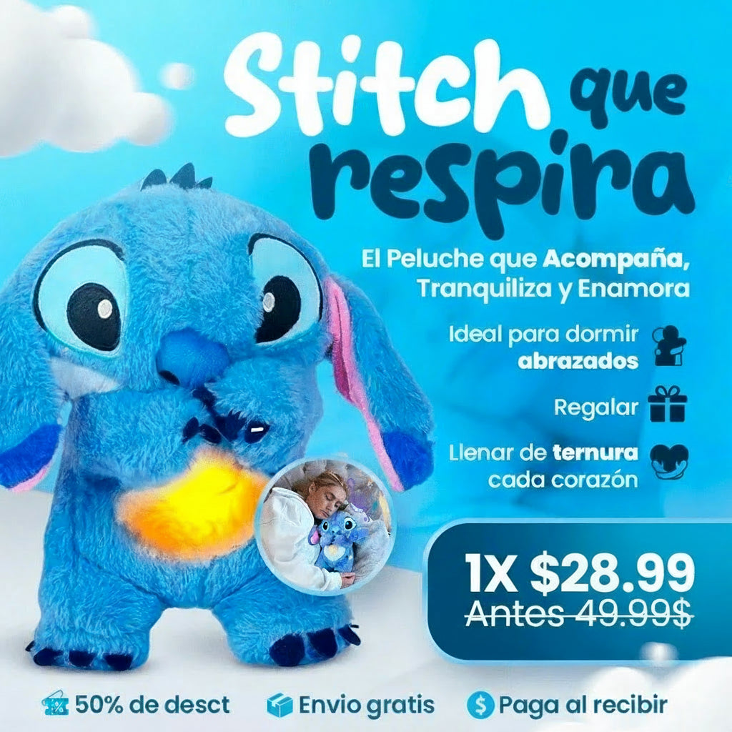 💆‍♀️STITCH QUE RESPIRA PARA DORMIR 😴
