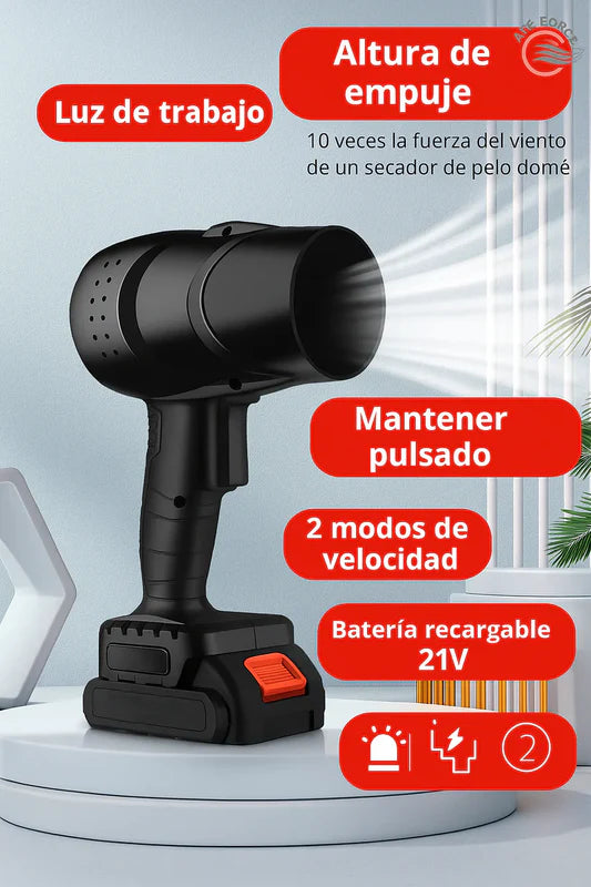 ⚡Soplador Inalámbrico Multifunción 💨 Potente, Compacto y Fácil de Usar