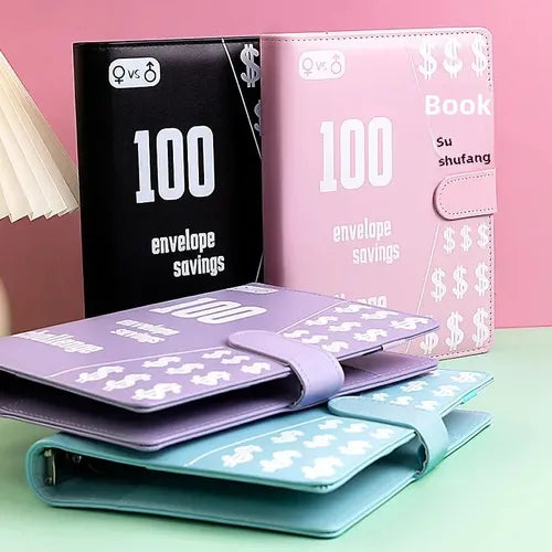 📒LIBRETA DE AHORRO 100 SOBRES – RETO FÁCIL PARA AHORRAR 💰