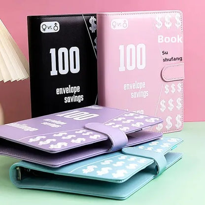 📒LIBRETA DE AHORRO 100 SOBRES – RETO FÁCIL PARA AHORRAR 💰