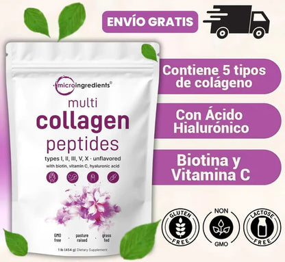 💜✨ MULTICOLAGENO 8 EN 1 PEPTIDES, CABELLO Y PIEL NUEVA ✨💜