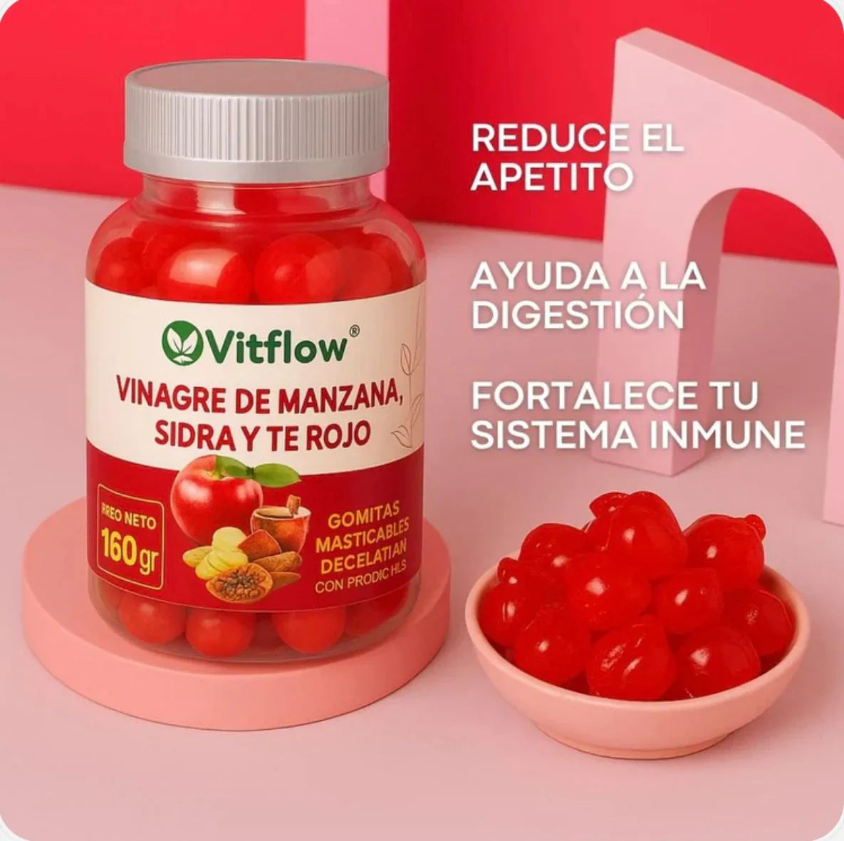 🍏 GOMITAS DE VINAGRE DE MANZANA 🍎