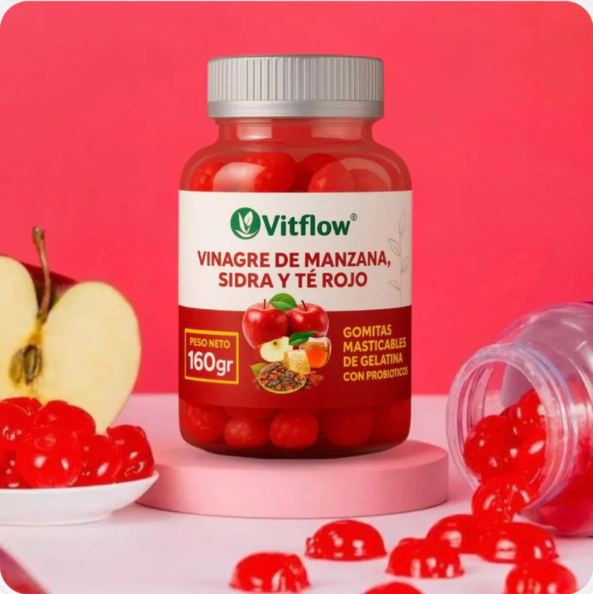 🍏 GOMITAS DE VINAGRE DE MANZANA 🍎