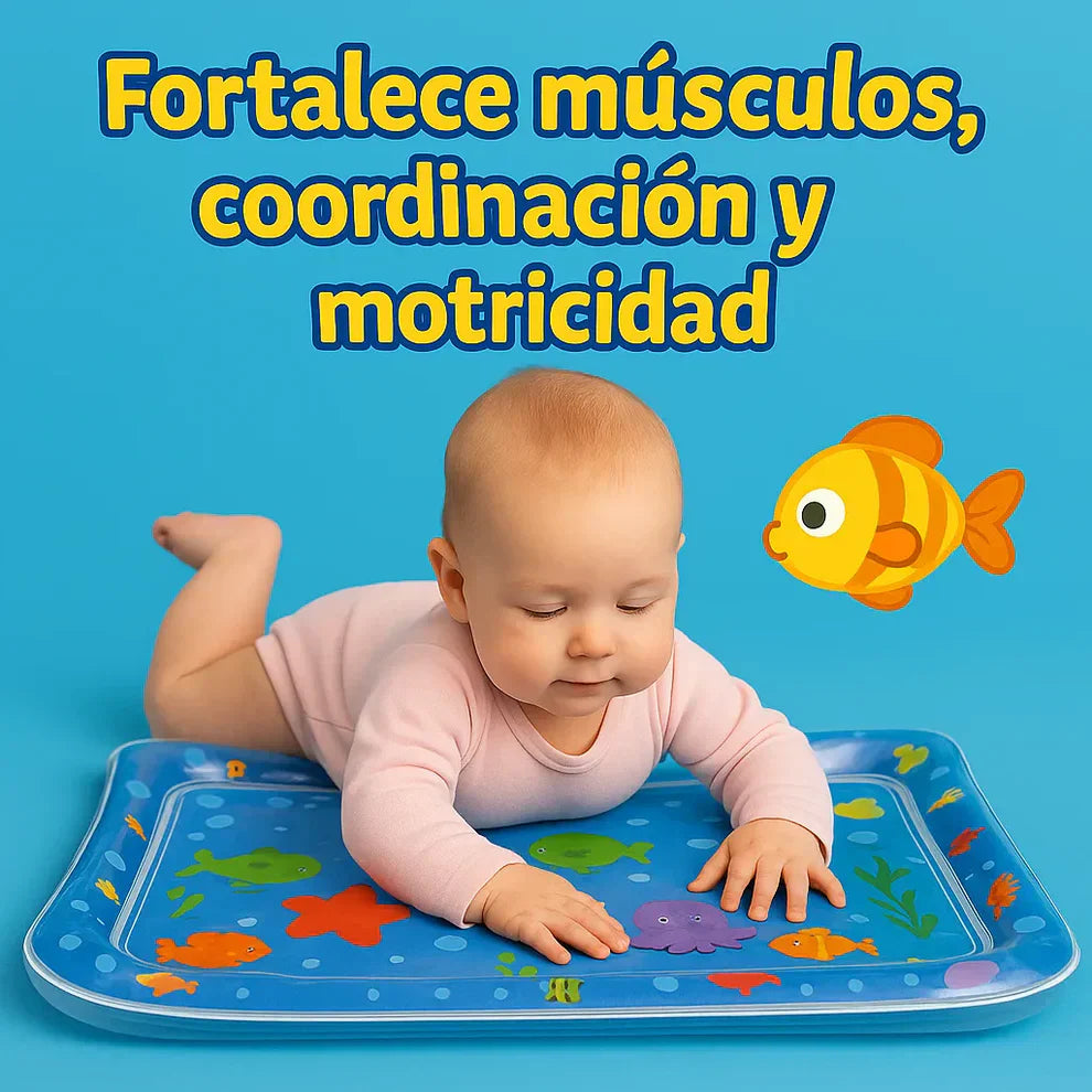 🍼💧 Tapete de Agua Inflable para Bebés 💧🍼